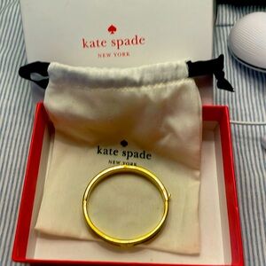 Kate spade black bangle latch bracelet